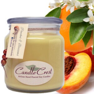 Peaches & Blossoms Candle by Candle Crest