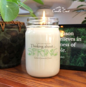 Thinking of Spring Scented Candle by Candle Crest