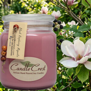 Black Raspberry & Magnolia Scented Candles by Candle Crest