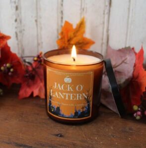 Jack O Lantern Limited Edition Soy Candle by Candle Crest