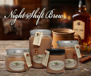 Night Shift Brew Candles by Candle Crest