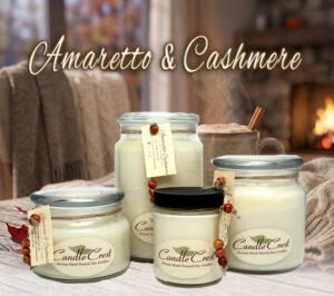 Amaretto & Cashmere Soy Candles by Candle Crest