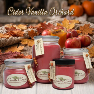 Cider Vanilla Orchard Fall Soy Candle by Candle Crest
